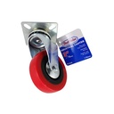 3" INDUSTRIAL CASTOR (RED)