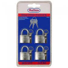 40mm MASTER KEY PADLOCK SET (4PC)