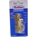 2" BARREL BOLT (BRASS)