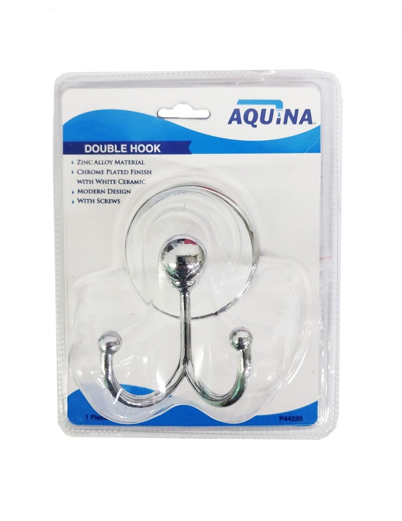 CHROME & CERAMIC HOOK