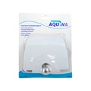 TOILET PAPER  HOLDER (CHROME & CERAMIC)