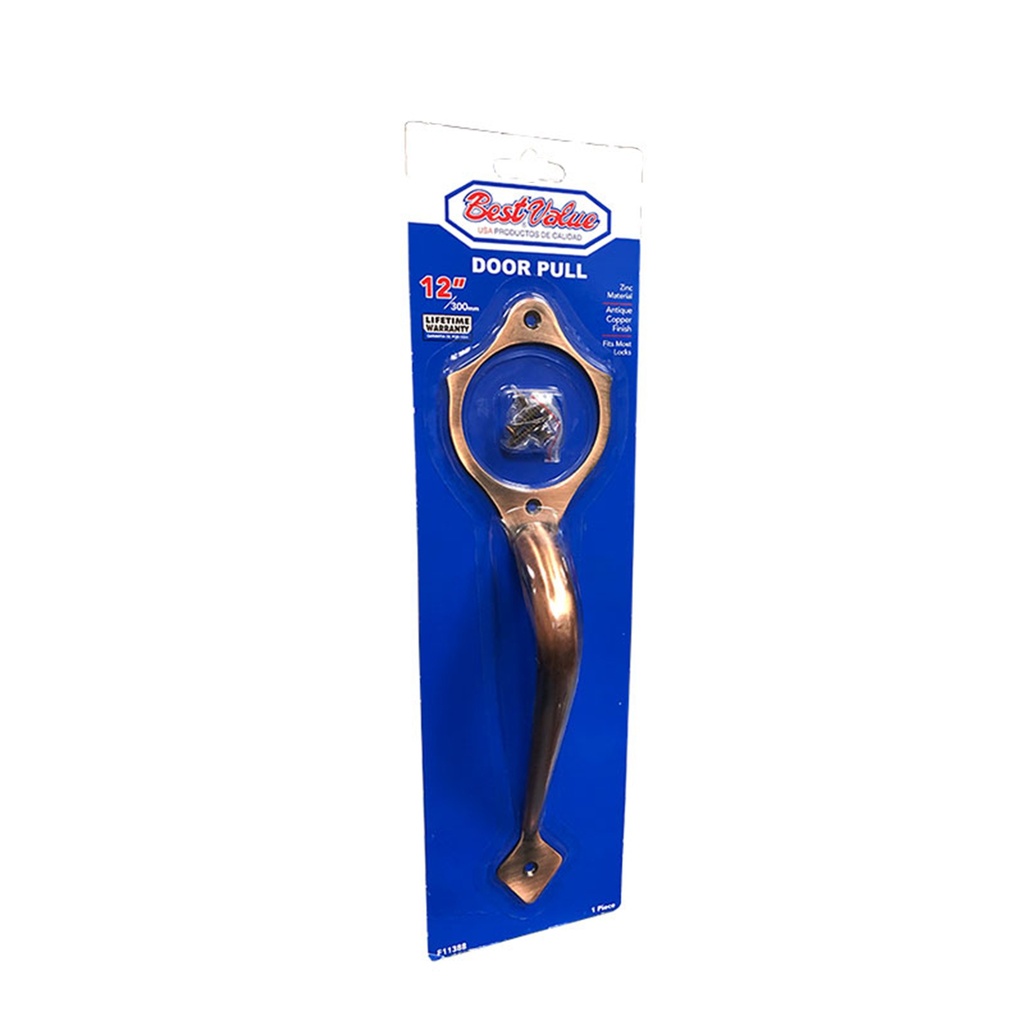 12" DOOR PULL (ANTIQUE COPPER)