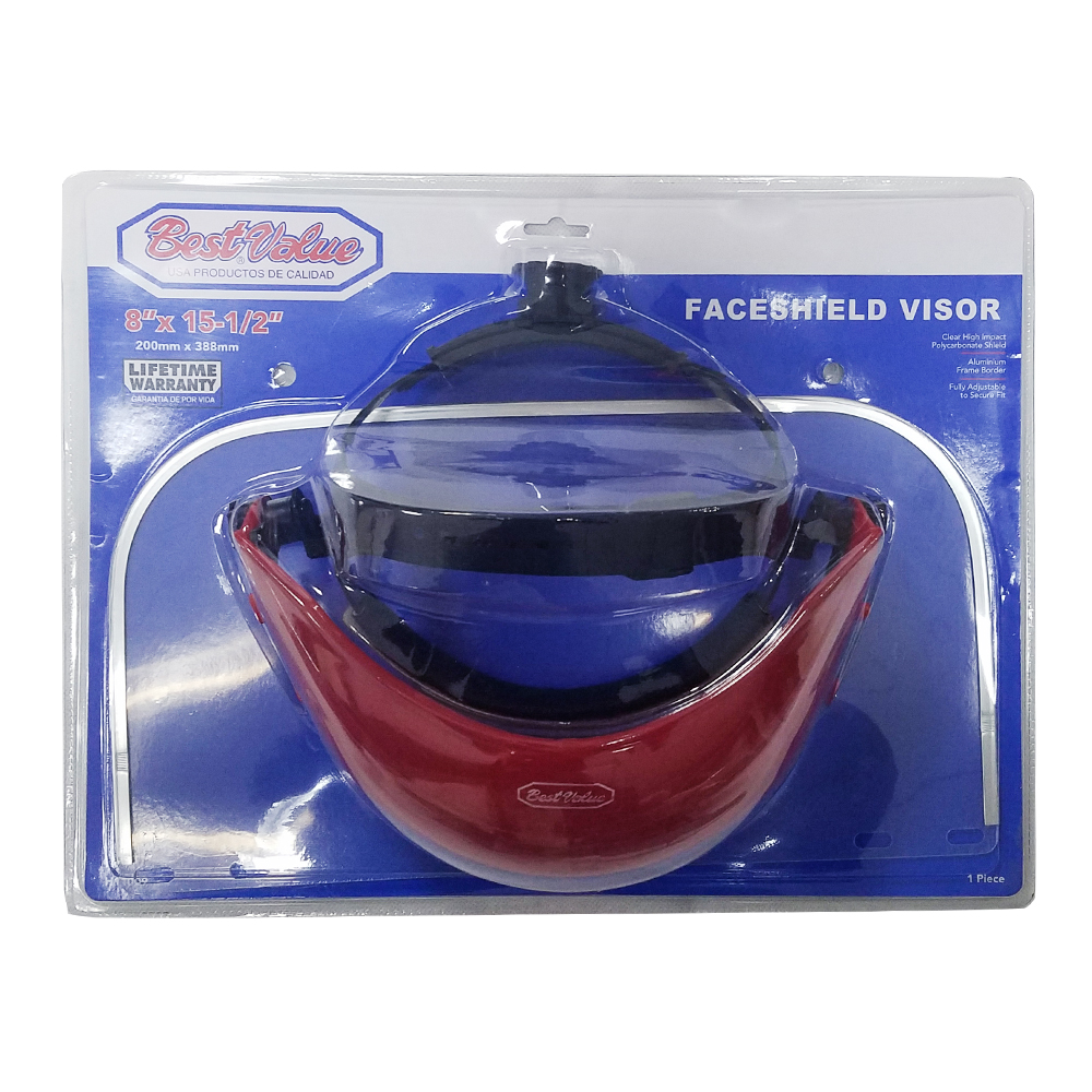 8" x 15 1/2" FACE SHIELD (CLEAR)
