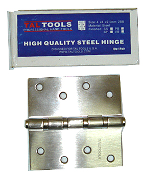 3 1/2" x 3 1/2" HINGE DR  H/D STEEL