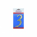 BRASS HOUSE NUMBER #3