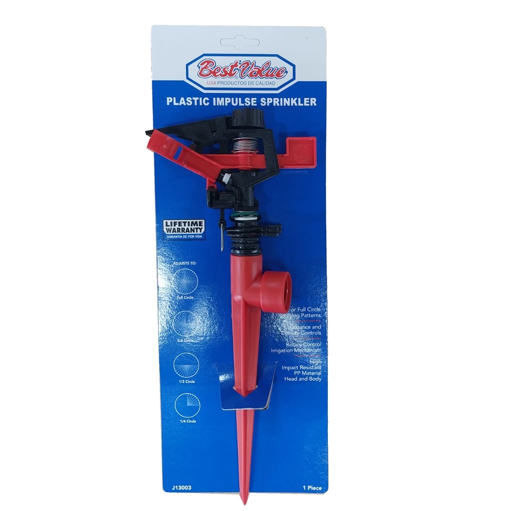 IMPULSE SPRINKLER W/SPIKE (PLASTIC)