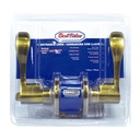 LEVER ENTRANCE LOCK ANT. BRASS