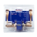 LEVER ENTRANCE LOCK ANT. COPPER