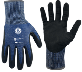 GE 13 GAUGE MICRO FOAM NITRILE A4 GLOVE LARGE