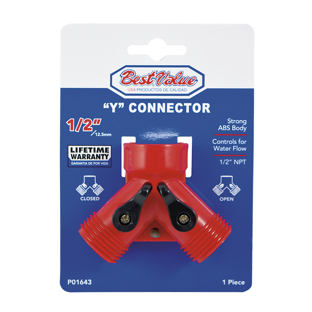 "Y" HOSE CONNECTOR (PLASTIC)