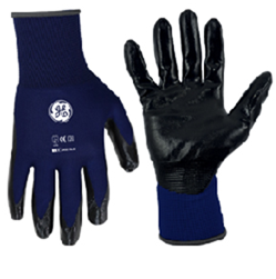 GE 13 GAUGE SMOOTH NITRILE GLOVE LARGE