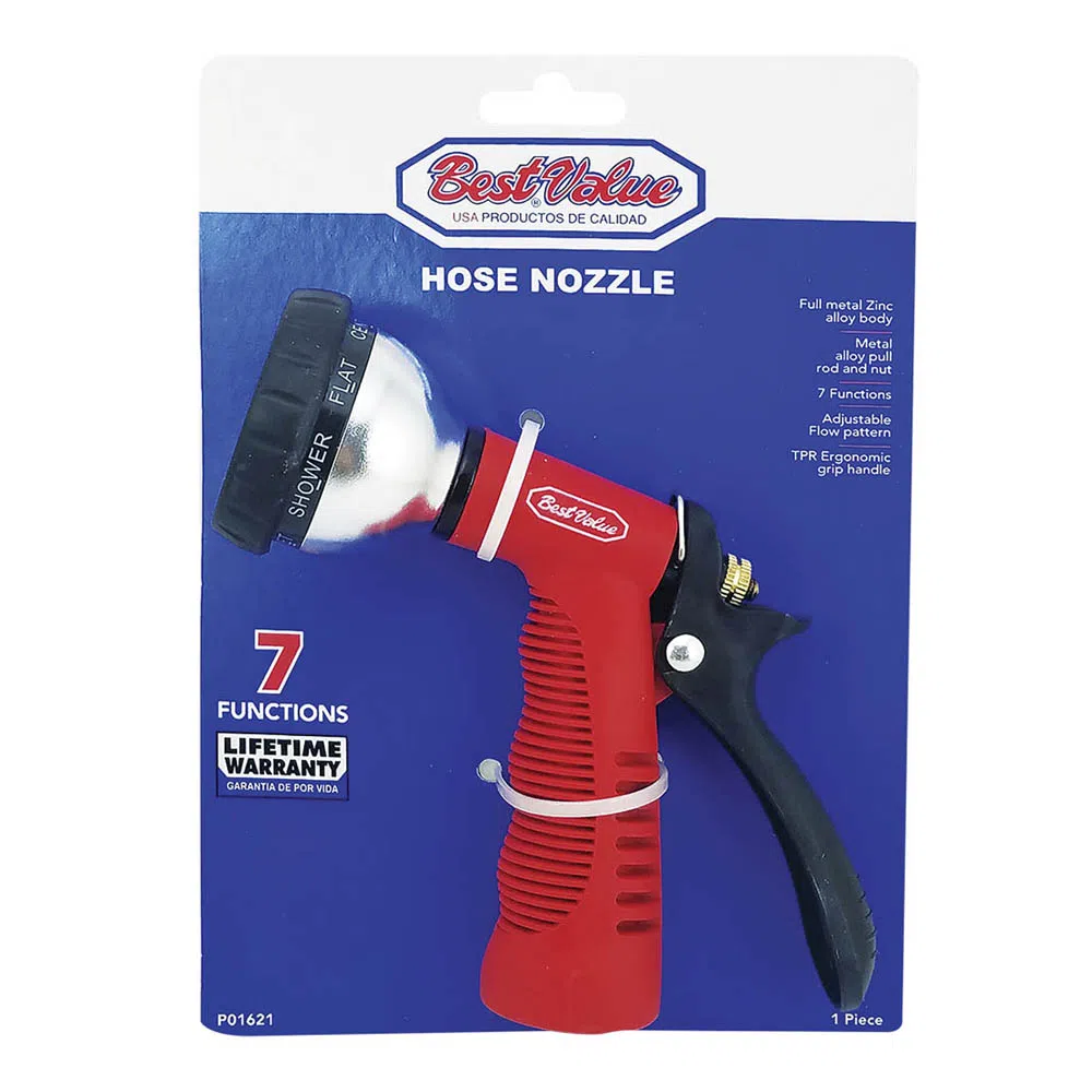5 1/2" 7-FUNCTION HOSE NOZZLE (METAL)
