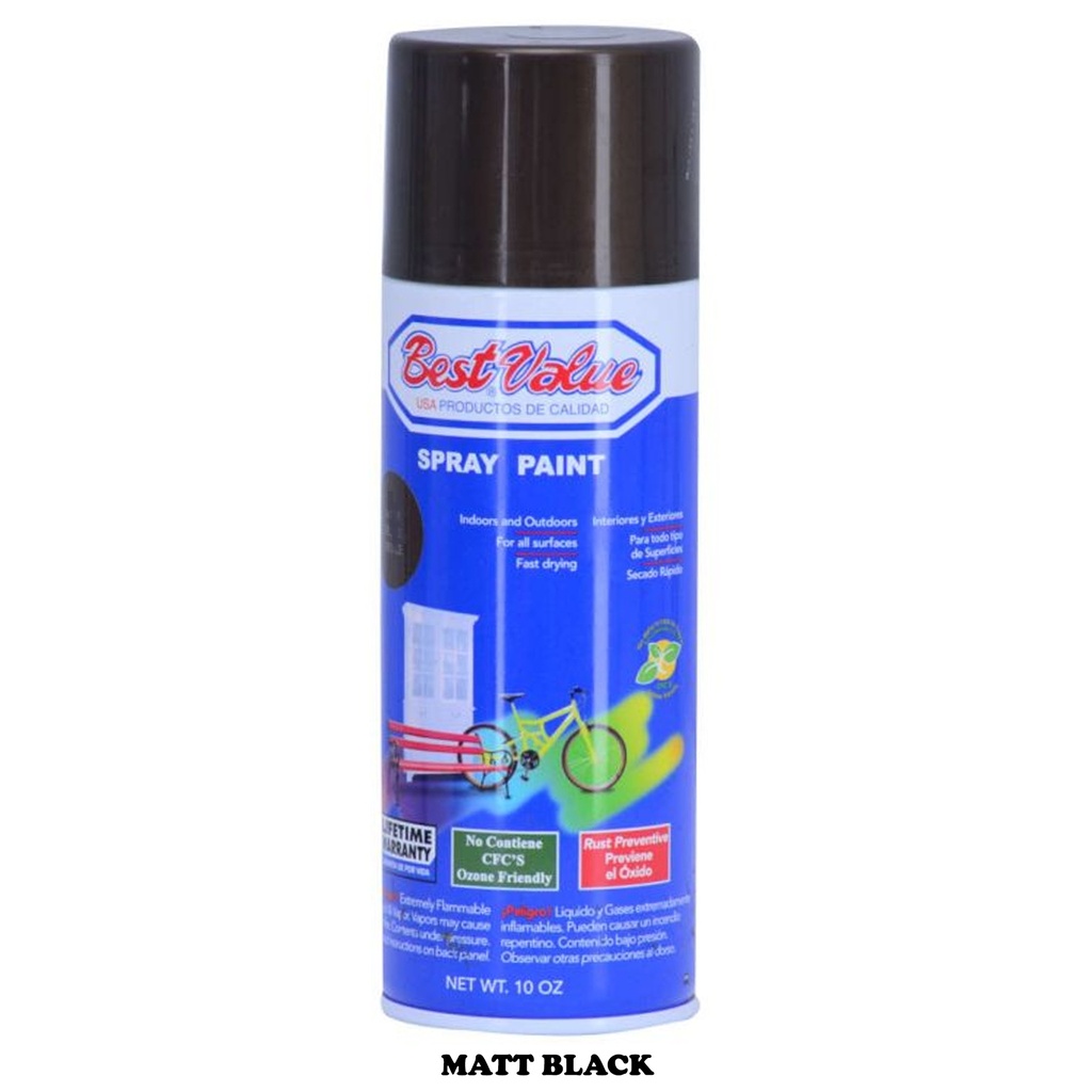 BEST VALUE SPRAY PAINT AP MATT BLACK