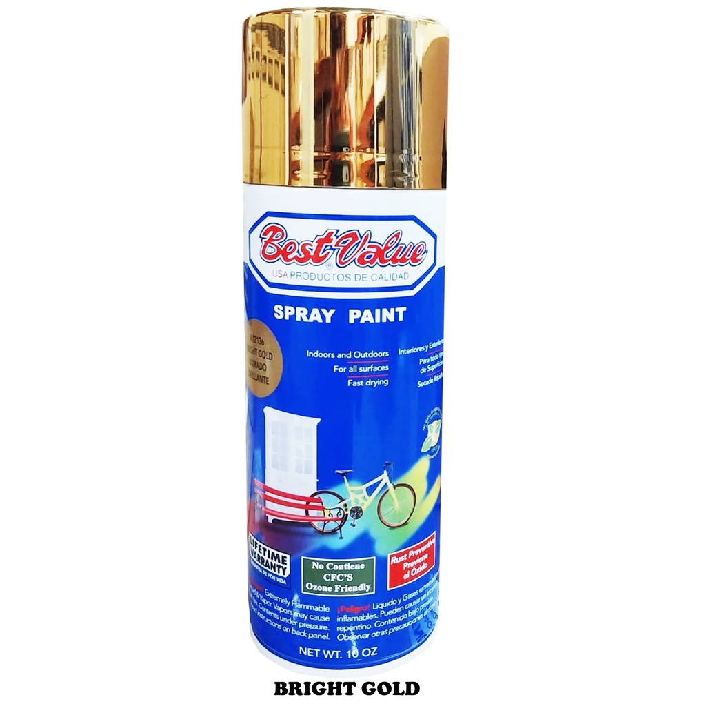 BEST VALUE SPRAY PAINT BRIGHT GOLD