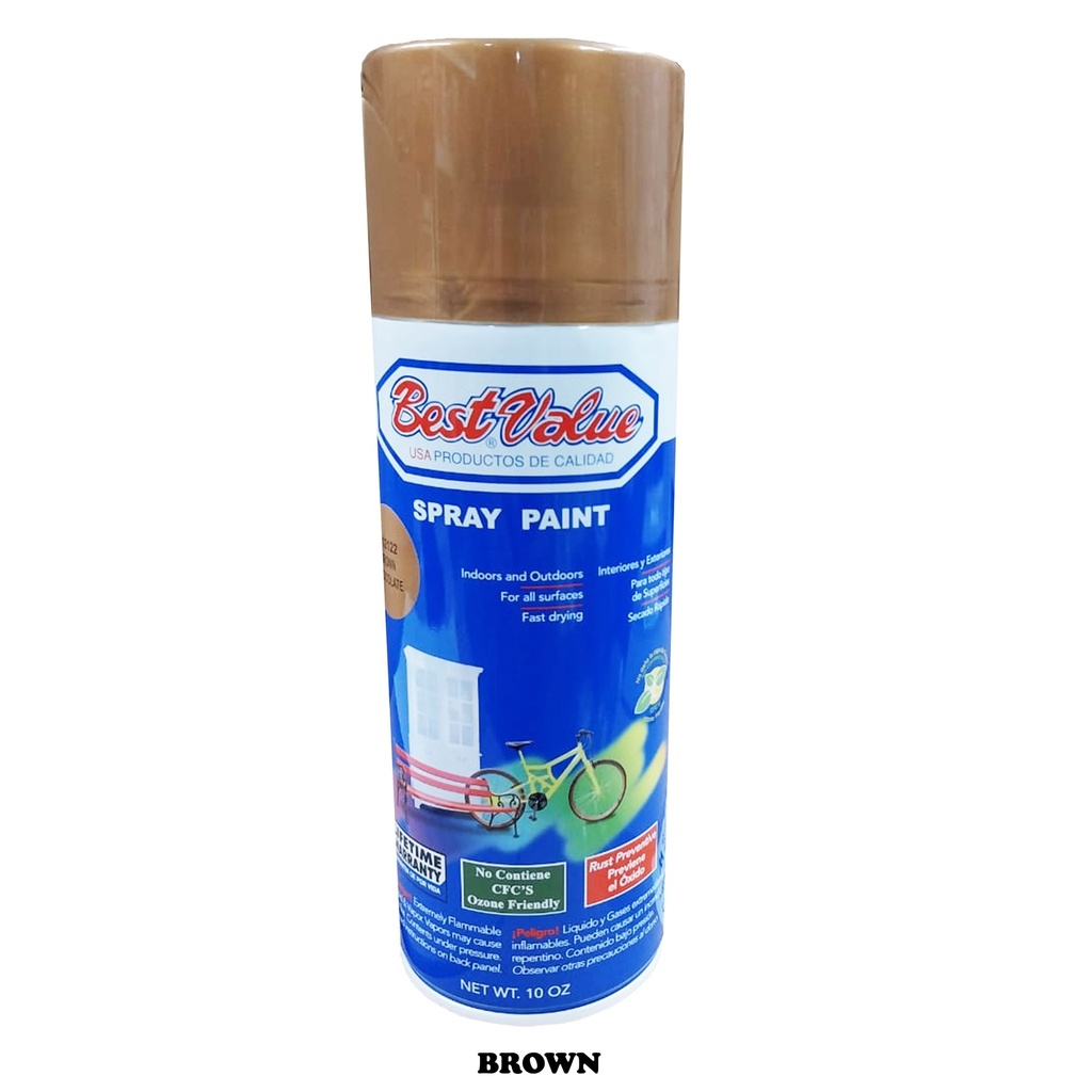 BEST VALUE SPRAY PAINT AP BROWN