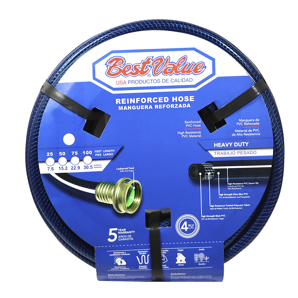5/8" x 50FT 4-PLY GARDEN HOSE