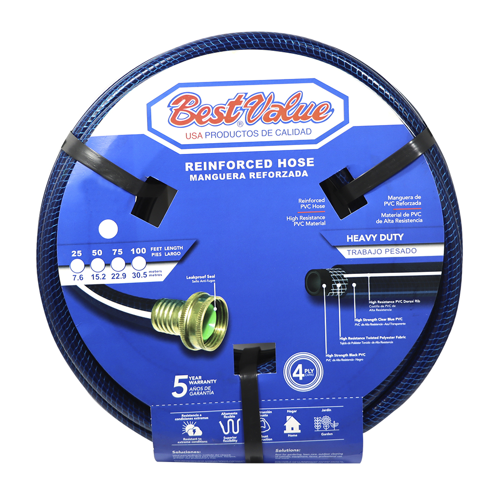 5/8" x 100FT 4PLY GARDEN HOSE