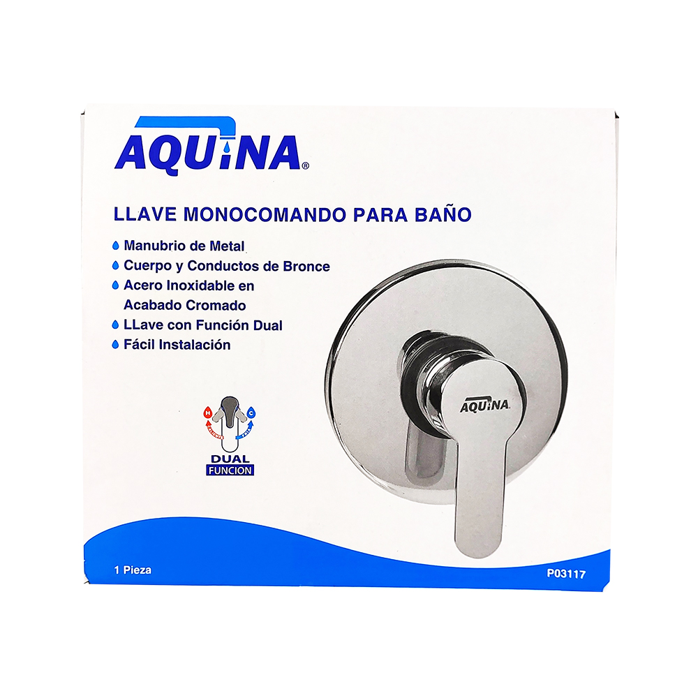 AQUINA SINGLE-HANDLE SHOWER VALVE