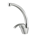 SINGLE-HANDLE KITCHEN FAUCET (CHROME)