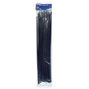 24" NYLON CABLE TIES BLACK (50PC)