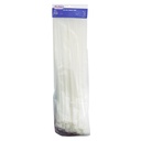 18" NYLON CABLE TIES NATURAL (100PC)