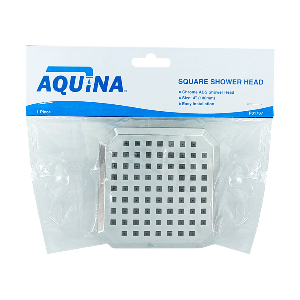 4" AQUINA SHOWER HEAD (SQUARE)