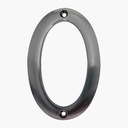 NICKEL-PLATED HOUSE NUMBER #0