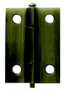 3" NARROW ANTIQUE BRASS HINGE