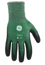 GE 15G FOAM NITRILE DIPPED RECYCLED GLOVE  MEDIUM