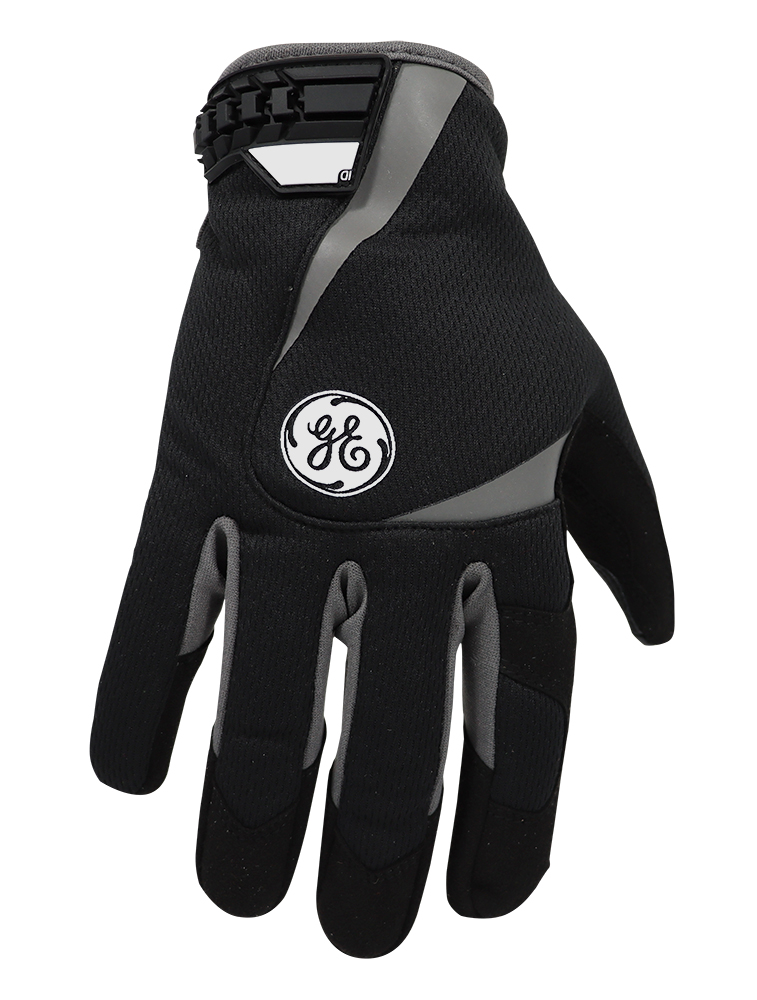 GE MECHANICS GLOVE VELCRO CUFF XLARGE