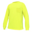 GE HIGH VISIBILTY LONG SLEEVE SHIRT 2XLARGE (GREEN)