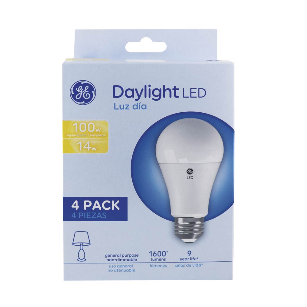 GE LED BULB 100W/14W (4PK)