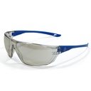 GE SAFETY GLASSES MIRROR AF LENS BLUE 