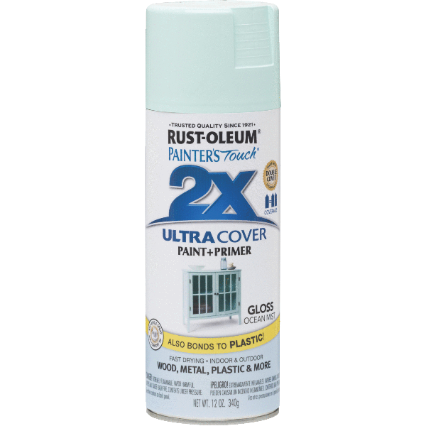 PRIMER GLOSS OCEAN MIST SPRAY PAINT RUST-OLEUM