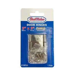2" x 2" SQUARE HINGE (ZINC)