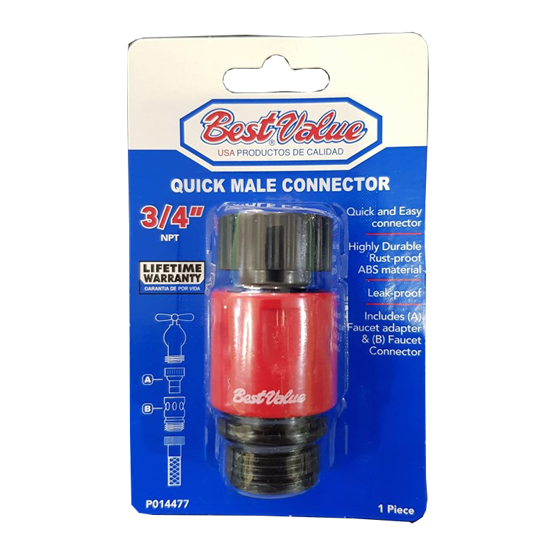 3/4''  MALE CONECTOR