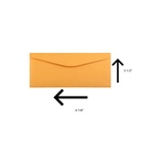 4 7/8  X  3 1/2 MANILLA ENVELOPE