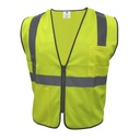 SAFETY VEST - 2 POCKET GREEN L