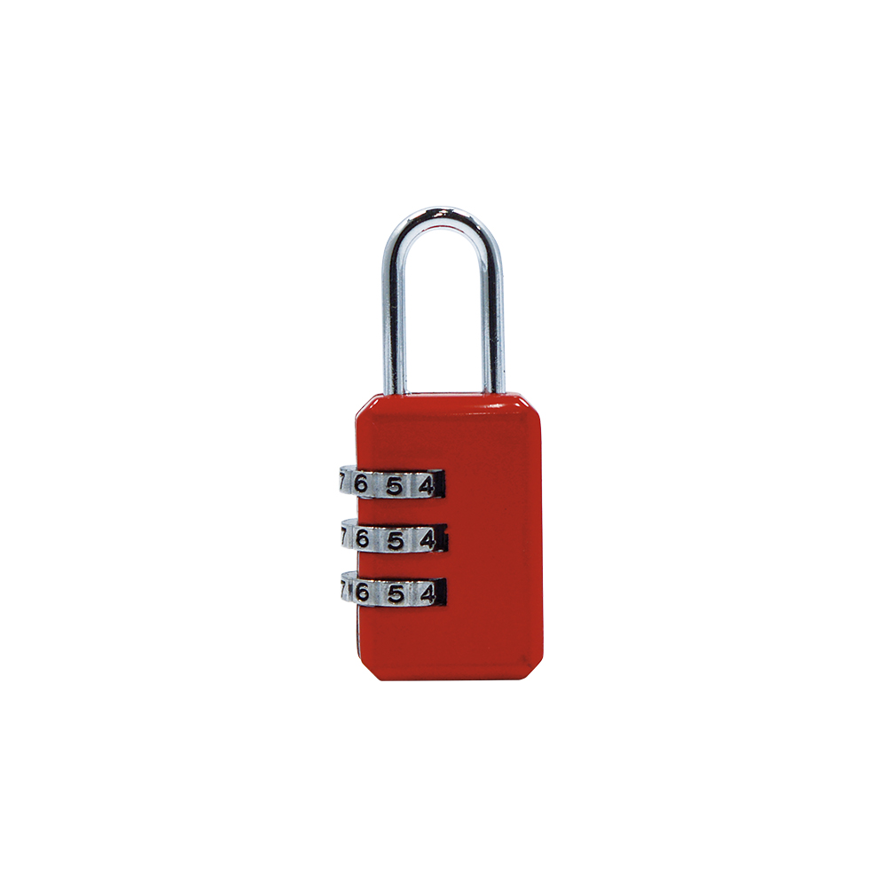 LUGGAGE PADLOCK RED
