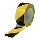 2" WARNING TAPE BLACK/YELLOW