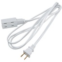 25ft WHITE INDOOR EXTENSION CORD UL
