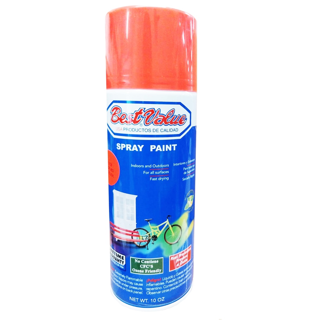 BEST VALUE SPRAY PAINT FLUORESCENT RED
