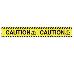 CAUTION TAPE 4" X 25YDS