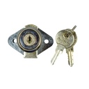 OVAL DRAWER LOCK 7/8" 22mm
