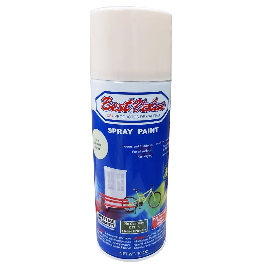 BEST VALUE SPRAY PAINT AP WHITE