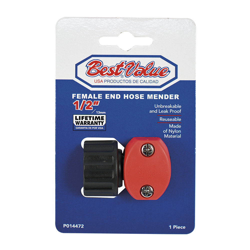 1/2" FEMALE PLASTIC HOSE COUPLING