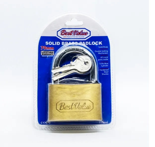 70mm REGULAR BRASS PADLOCK