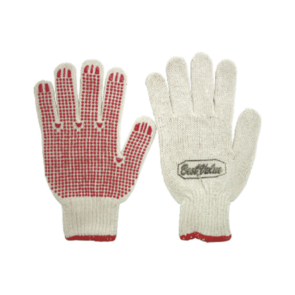 9 1/2" DOTTED GLOVES BEST VALUE