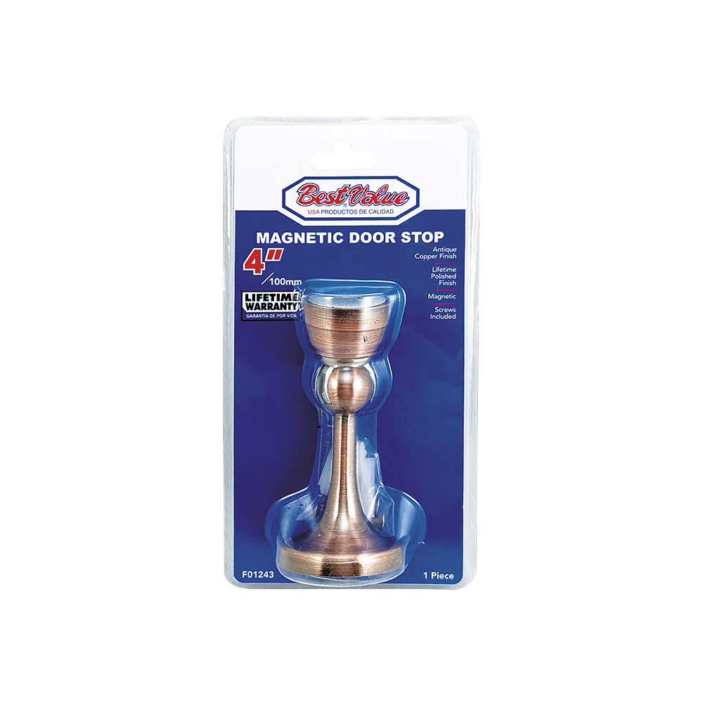 MAGNETIC DOORSTOP ANT. COPPER