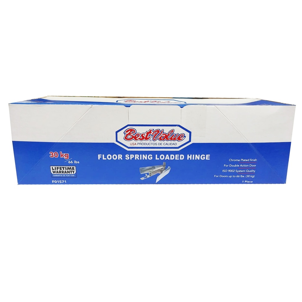FLOOR HINGE CHROME